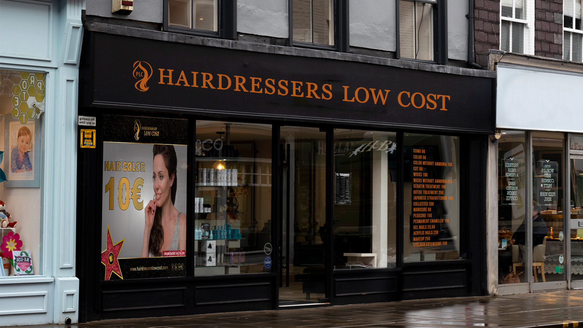 business division Hairdresser Low Cost